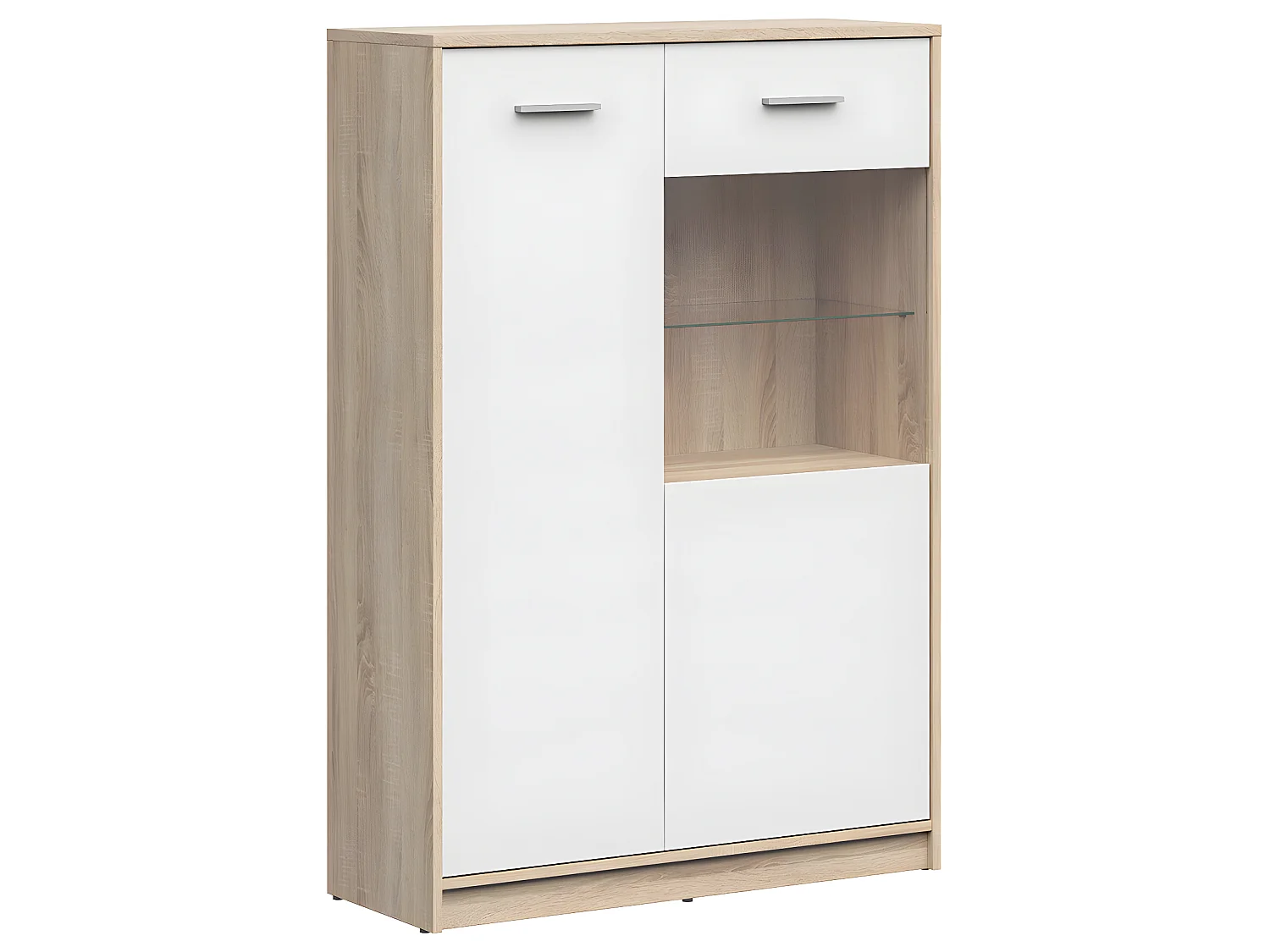 Ewen Wood and White 2-deurs servieskast