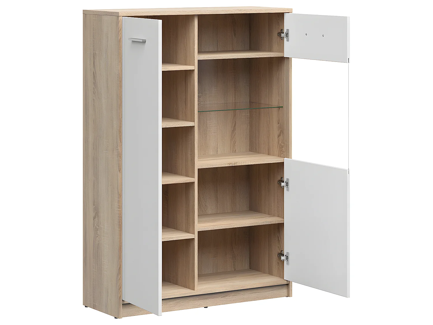 Ewen Wood and White 2-deurs servieskast