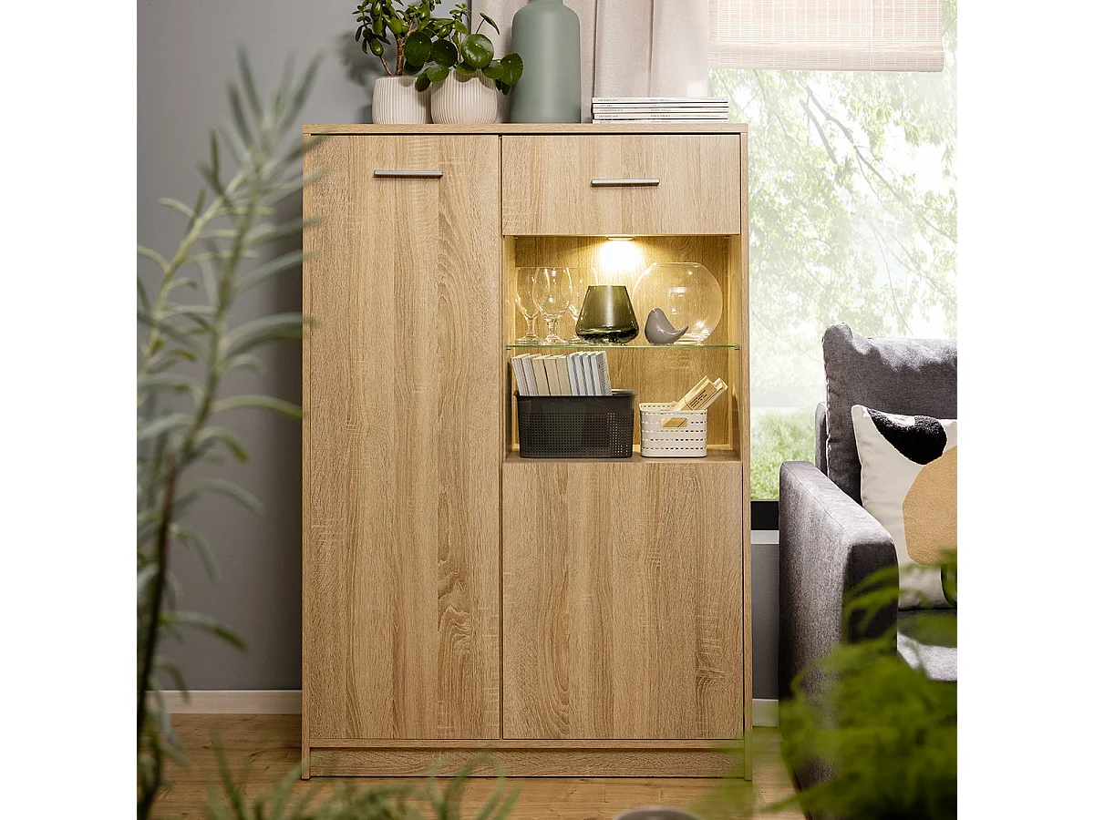 Vaisselier 2 portes Ewen Bois