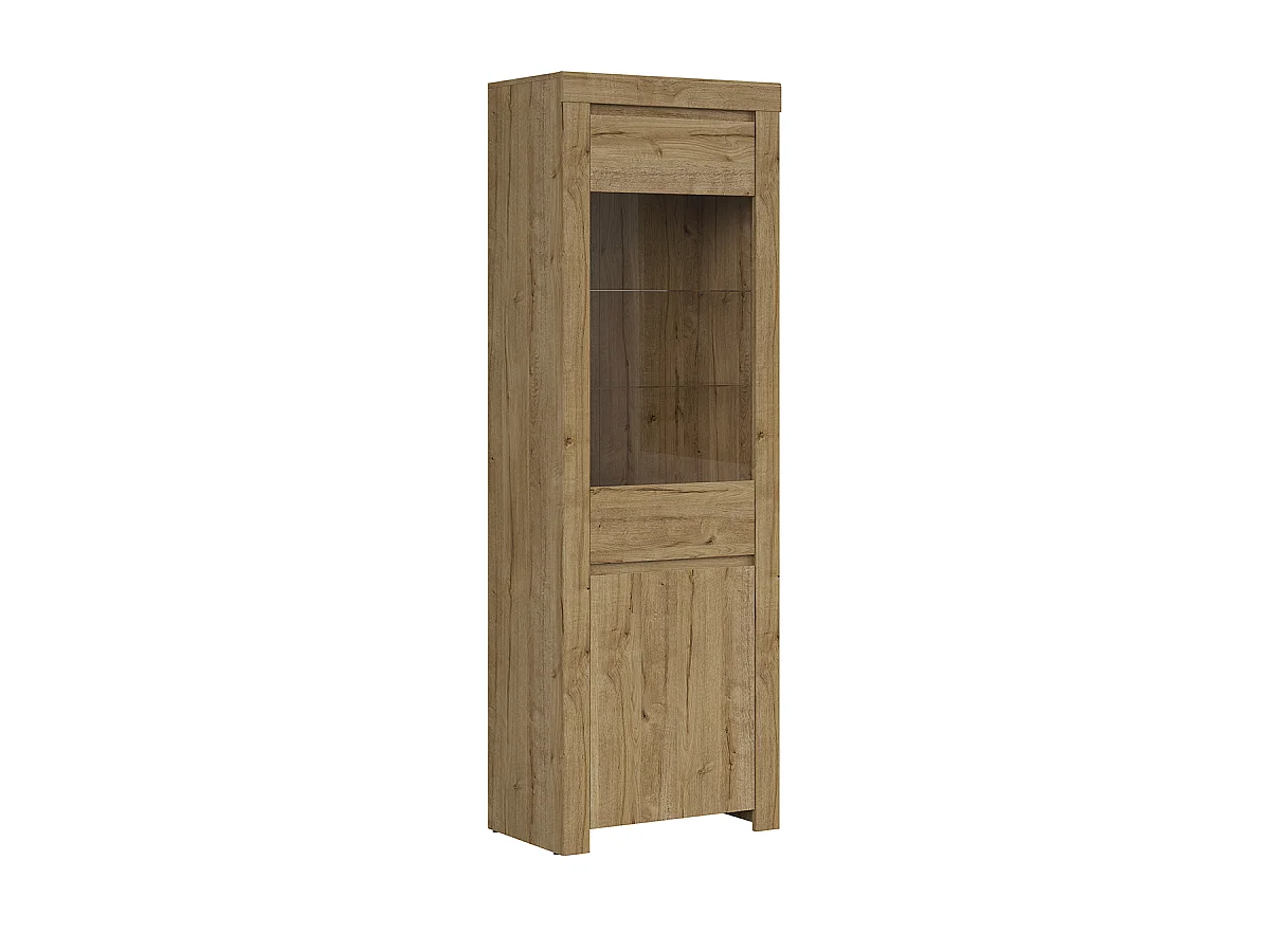 Hella Houten 2-deurs vitrinekast