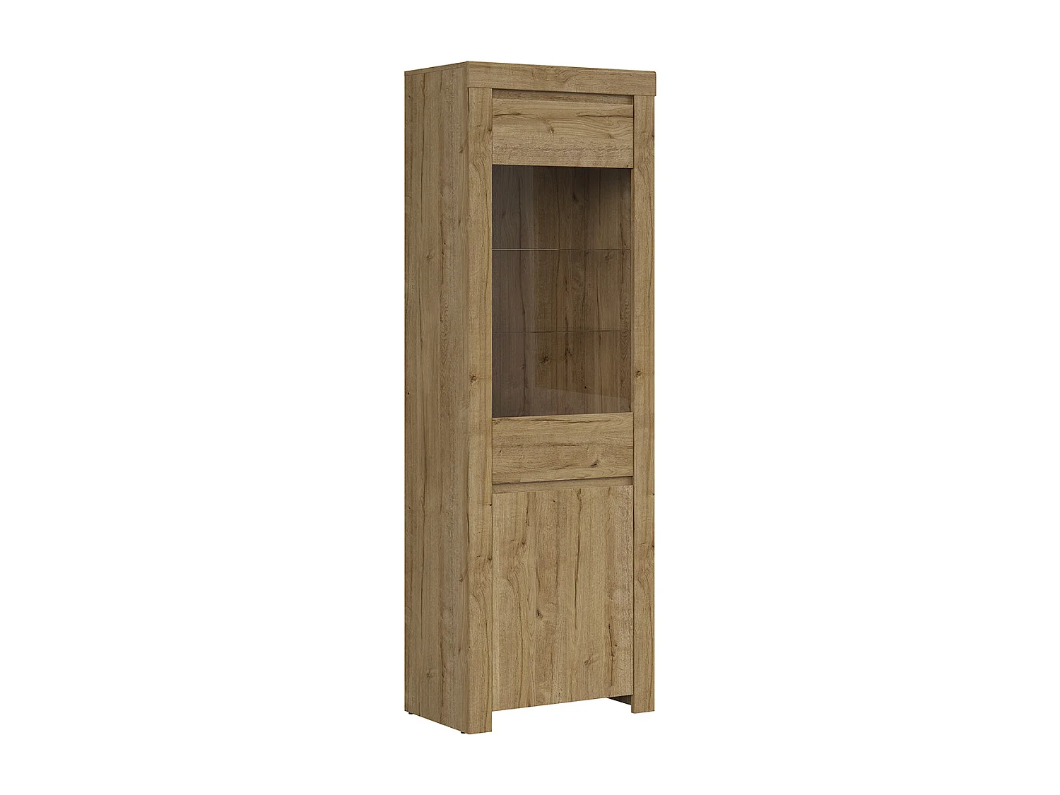 2-türige Vitrine Hella Holz
