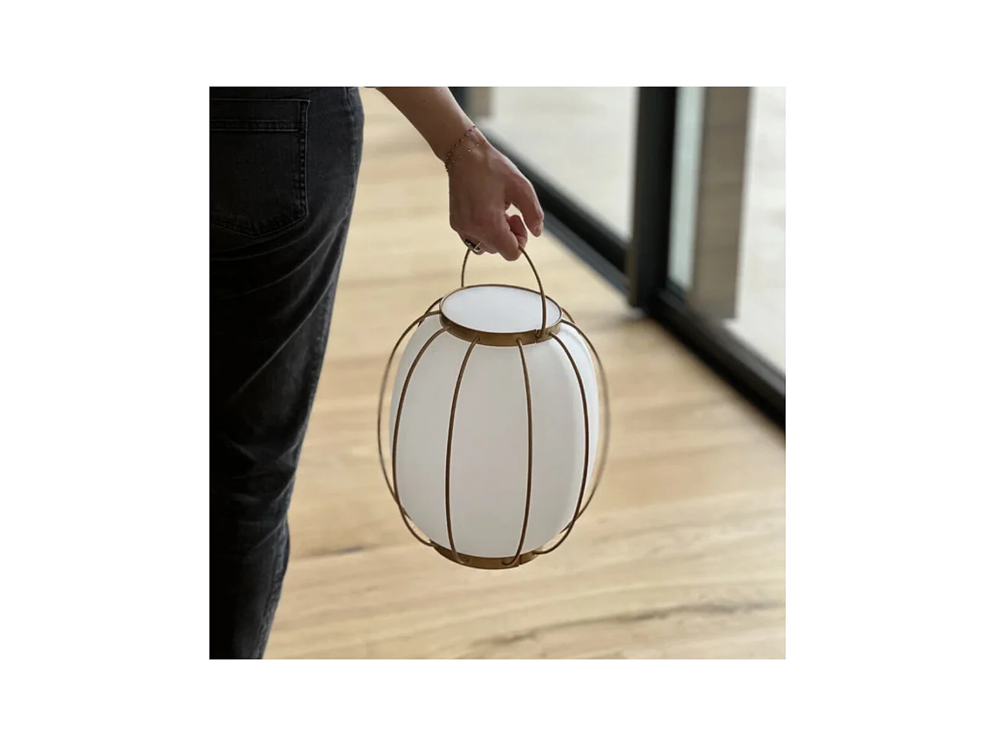 Draadloze tafellamp H27cm TULUM