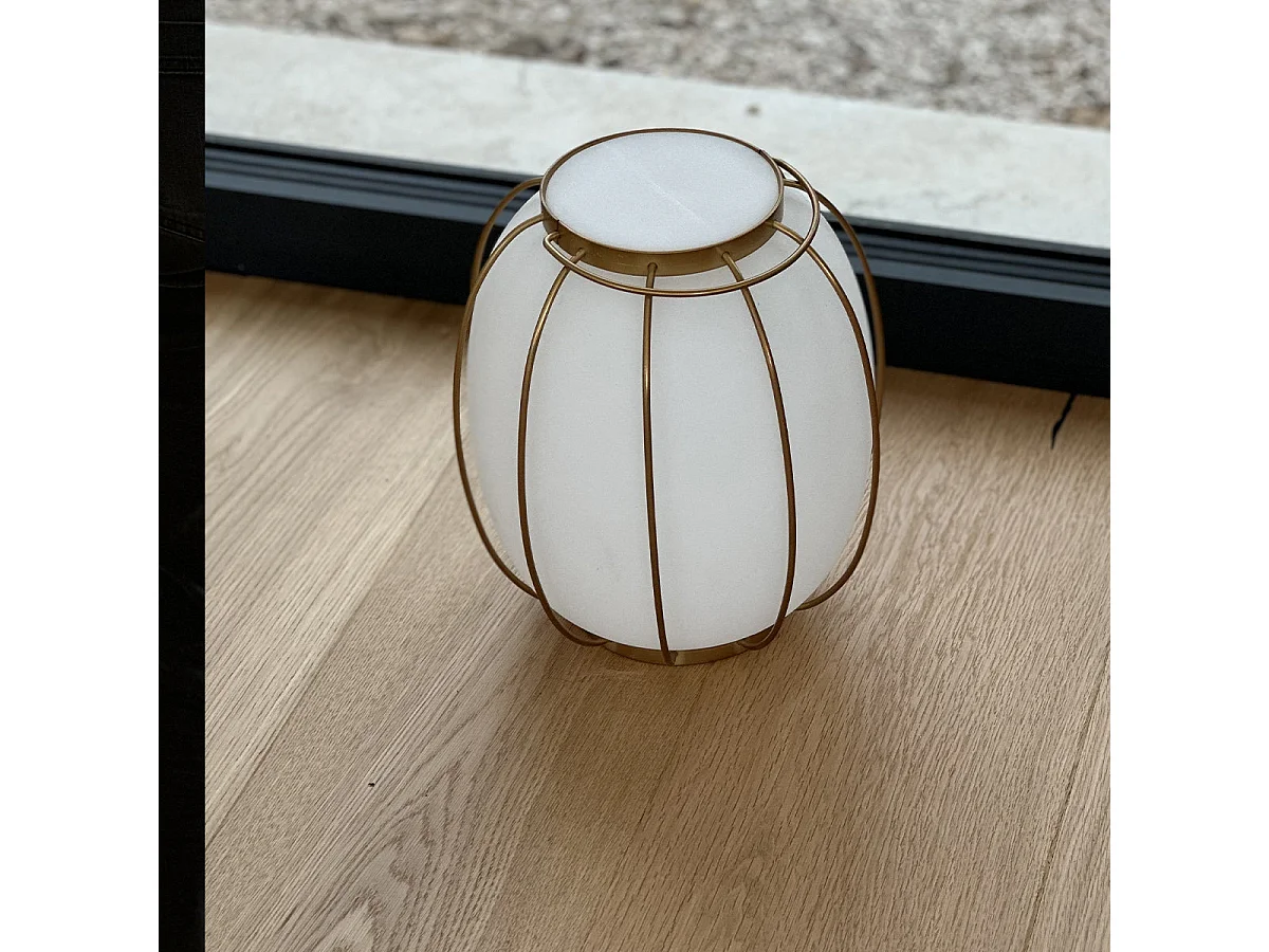 Baladeuse sur batterie TULUM - 90 à 170 lumens - Ø 26 x H 32 cm - LUMISKY