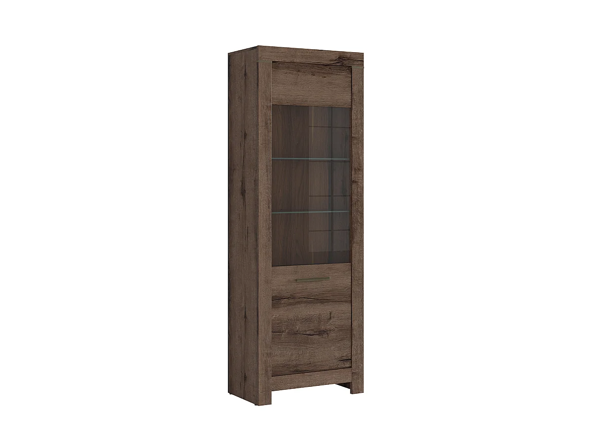 Vitrine 2 portes Adam Bois foncé