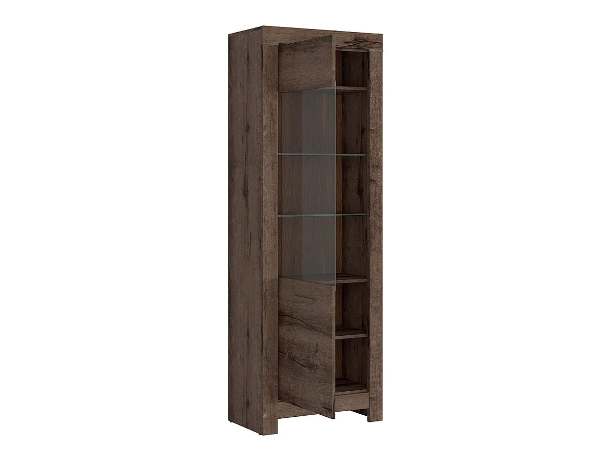 Vitrine 2 portes Adam Bois foncé