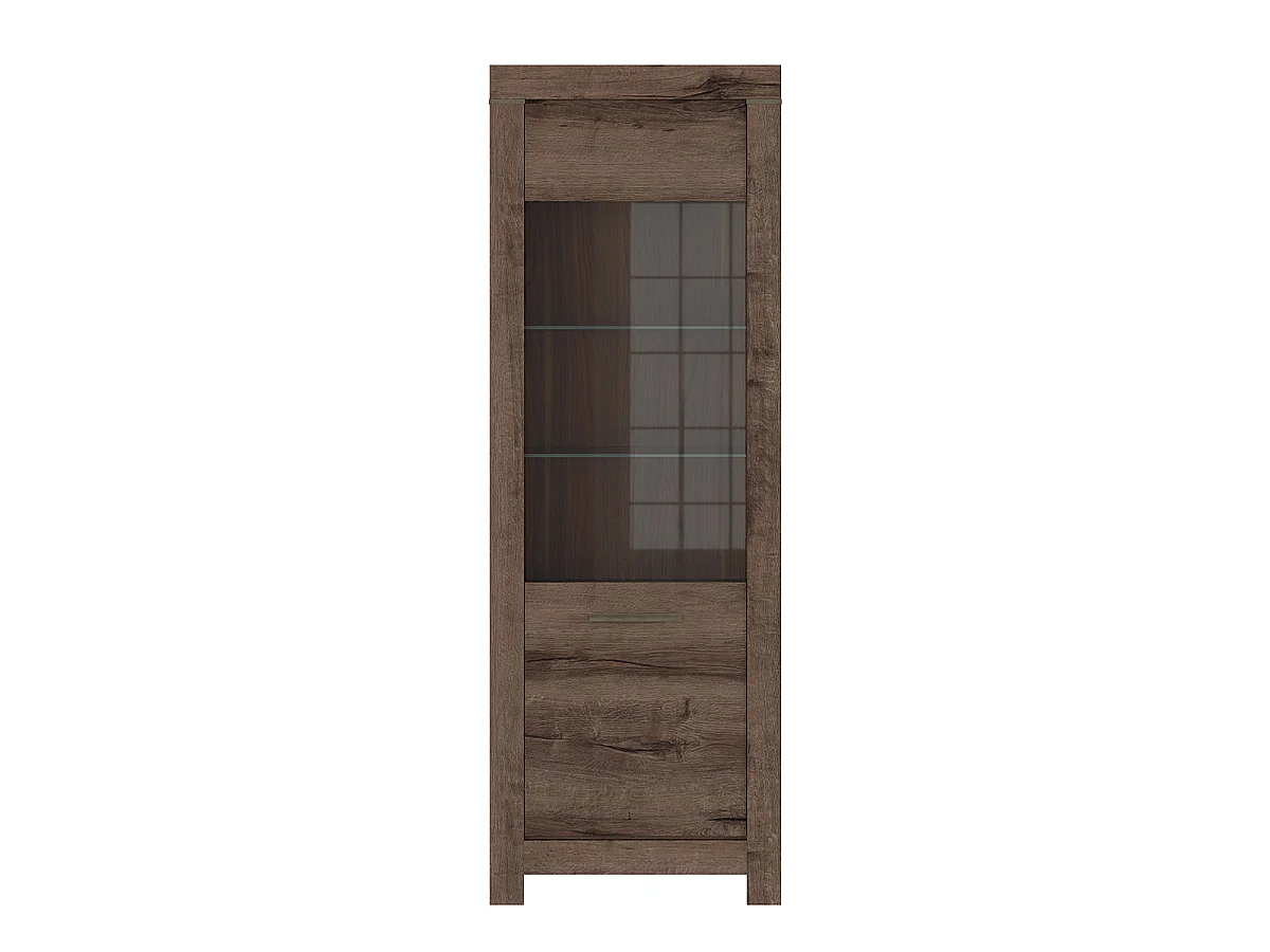 Vitrine 2 portes Adam Bois foncé