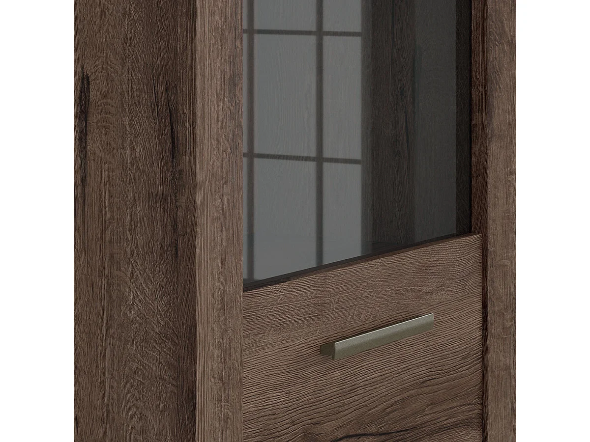 Vitrine 2 portes Adam Bois foncé