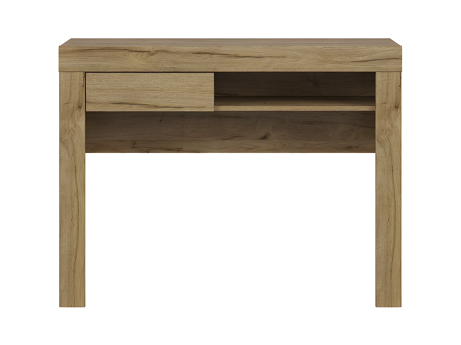 Console bureau 1 tiroir Hella Bois