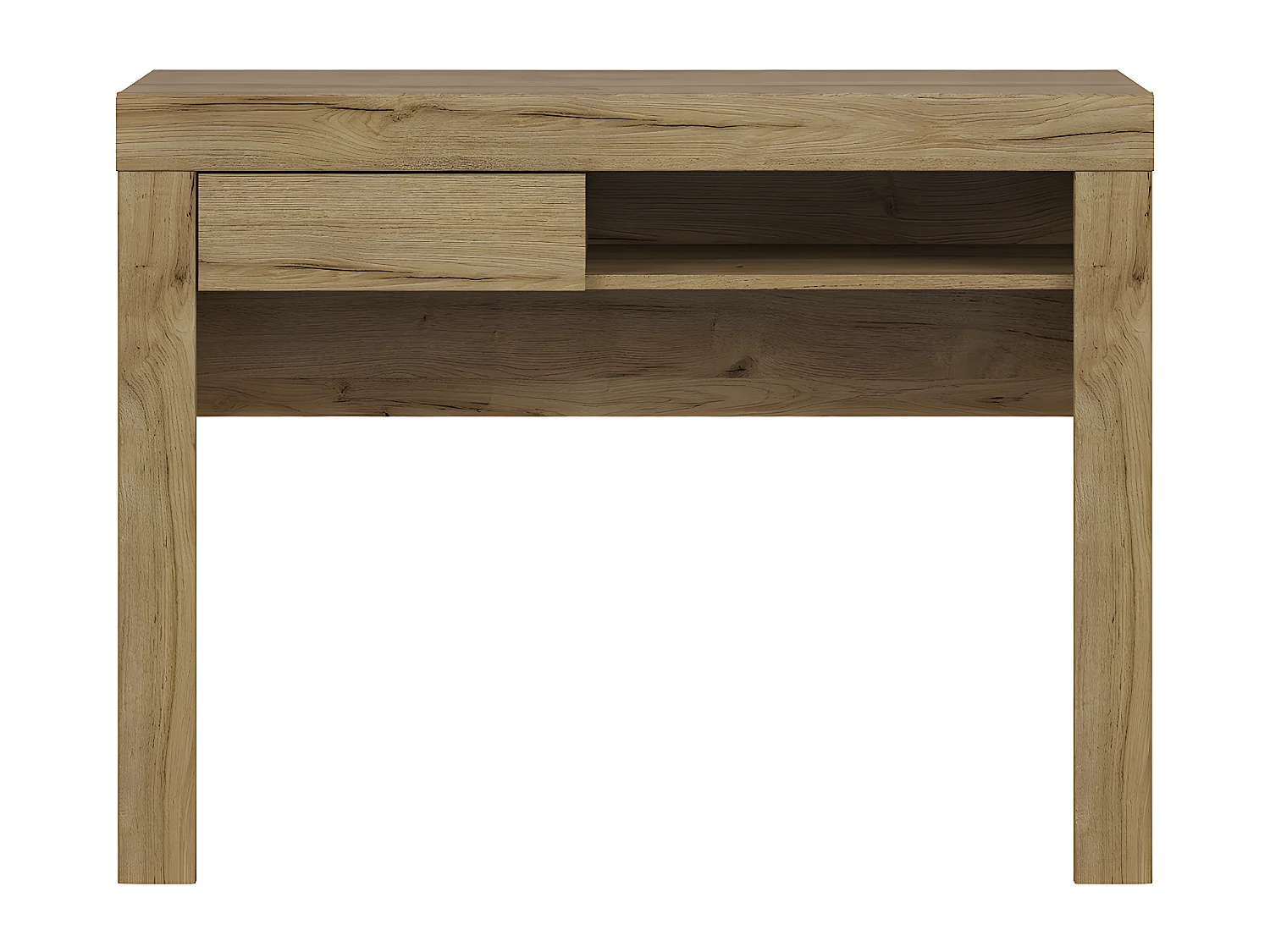 Console bureau 1 tiroir Hella Bois