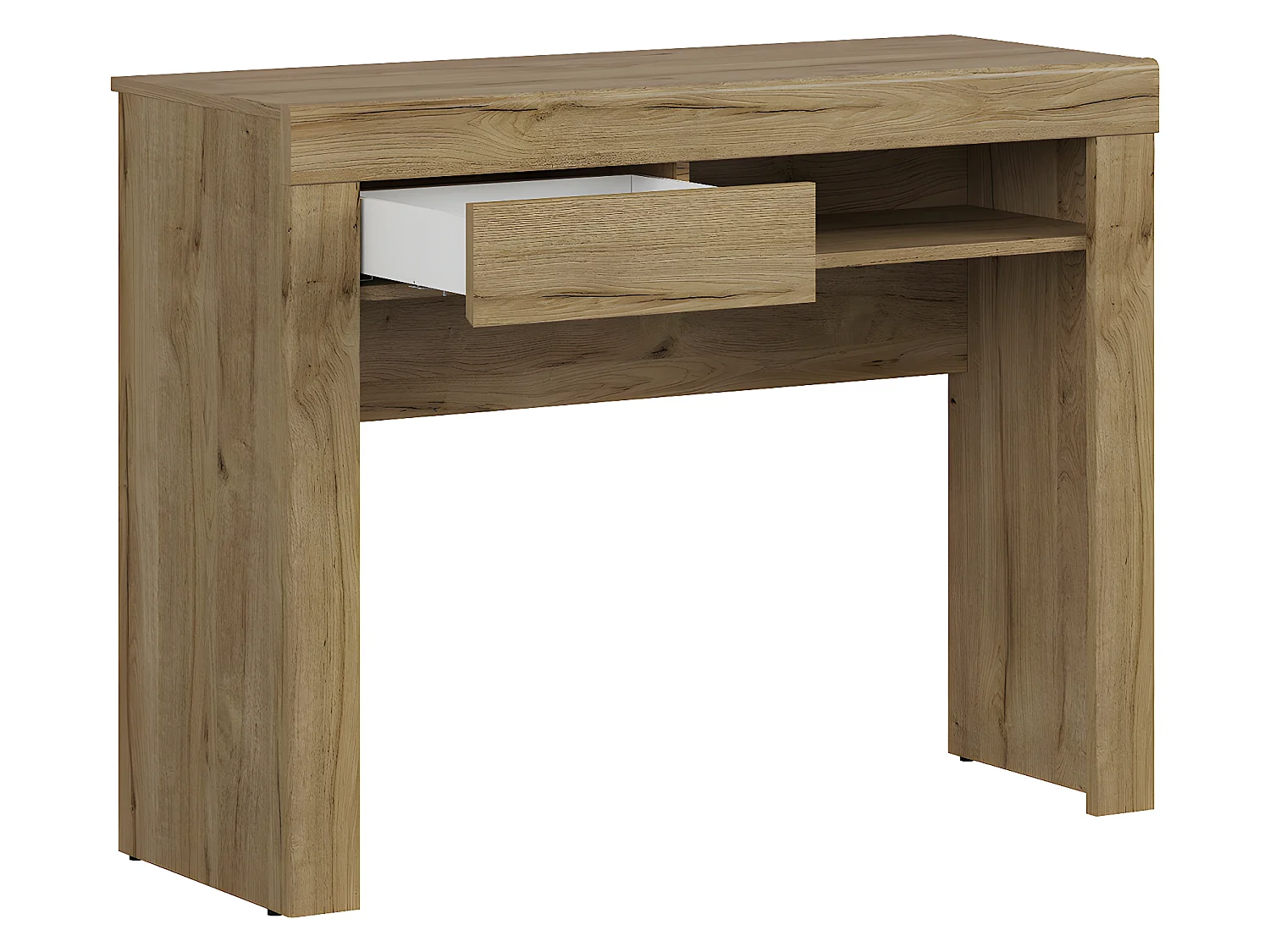 Console bureau 1 tiroir Hella Bois