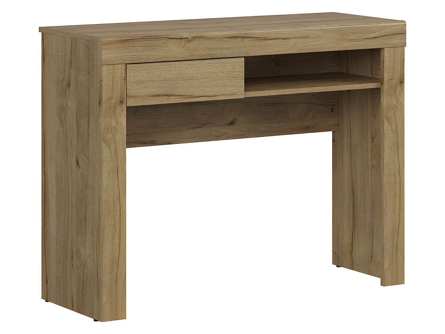 Console bureau 1 tiroir Hella Bois