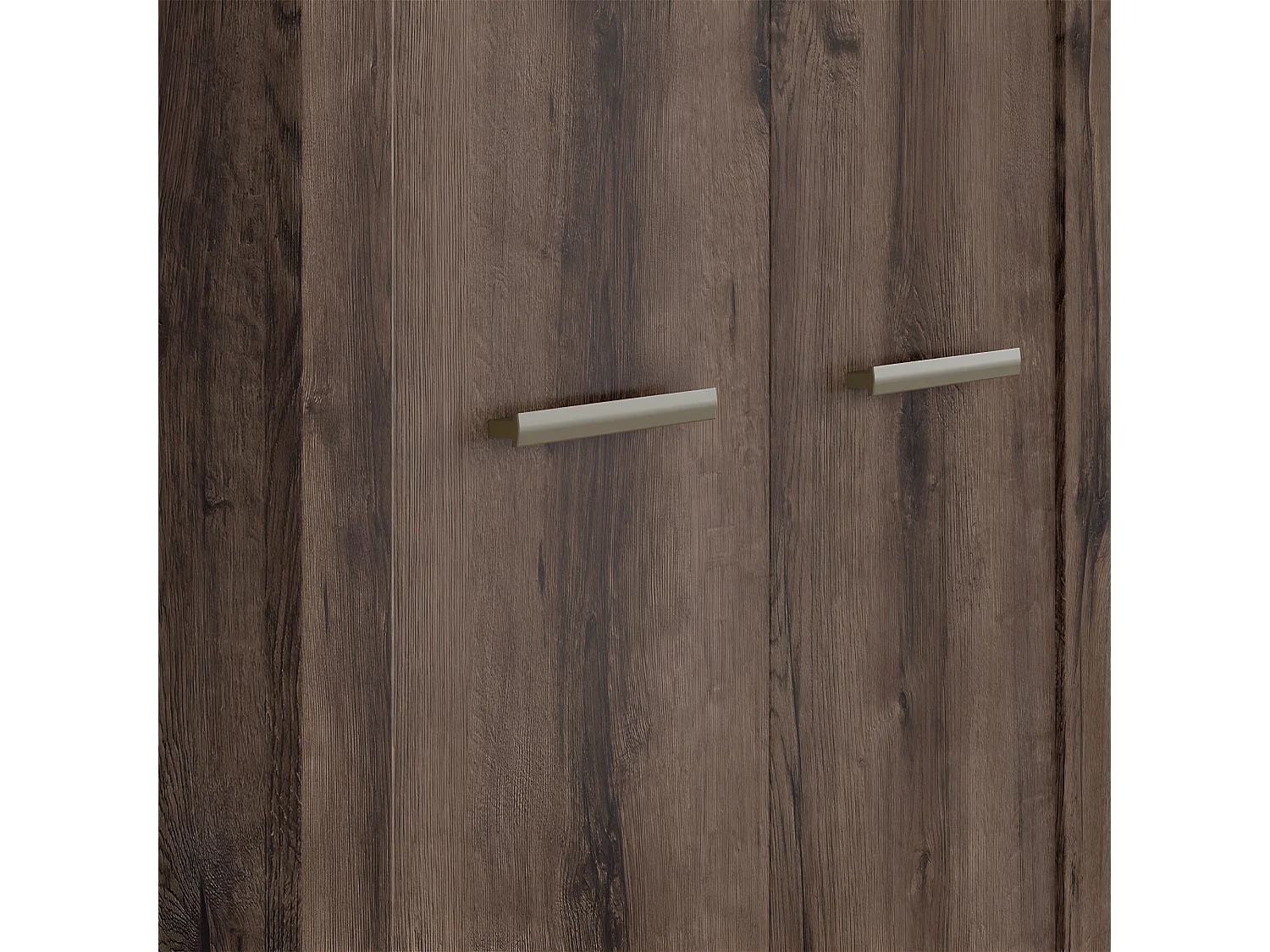 Armoire 2 portes Adam Bois foncé