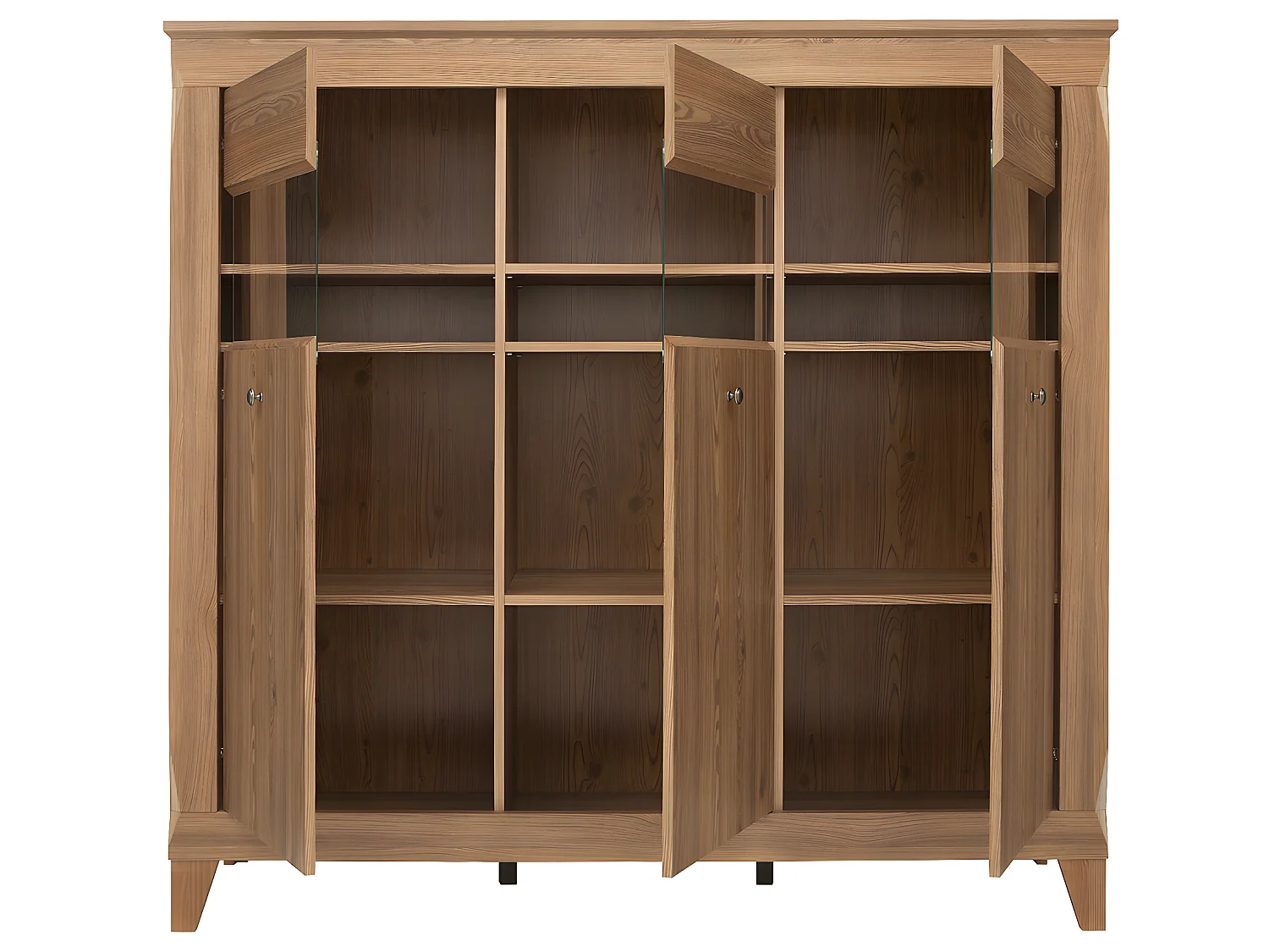 Vaisselier bas 3 portes Raya Bois