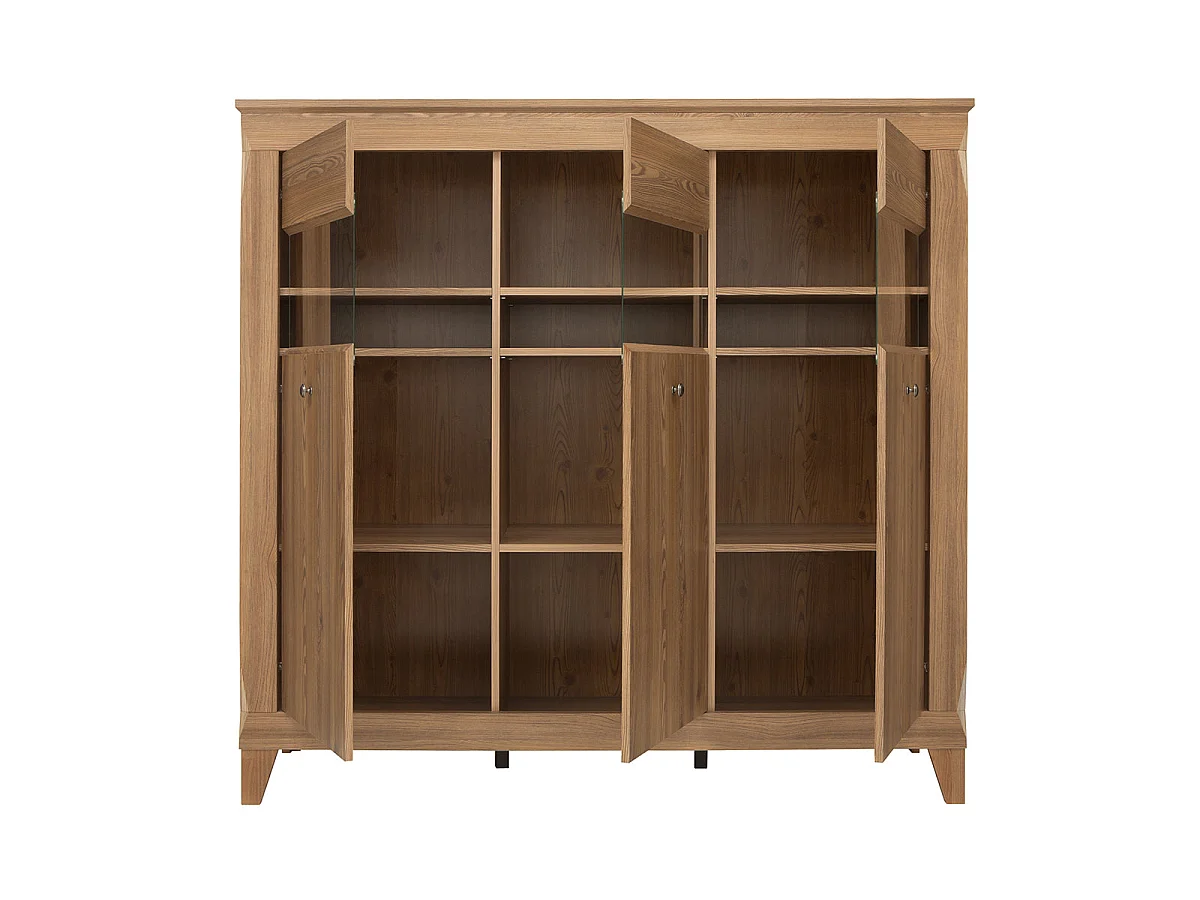 Vaisselier bas 3 portes Raya Bois
