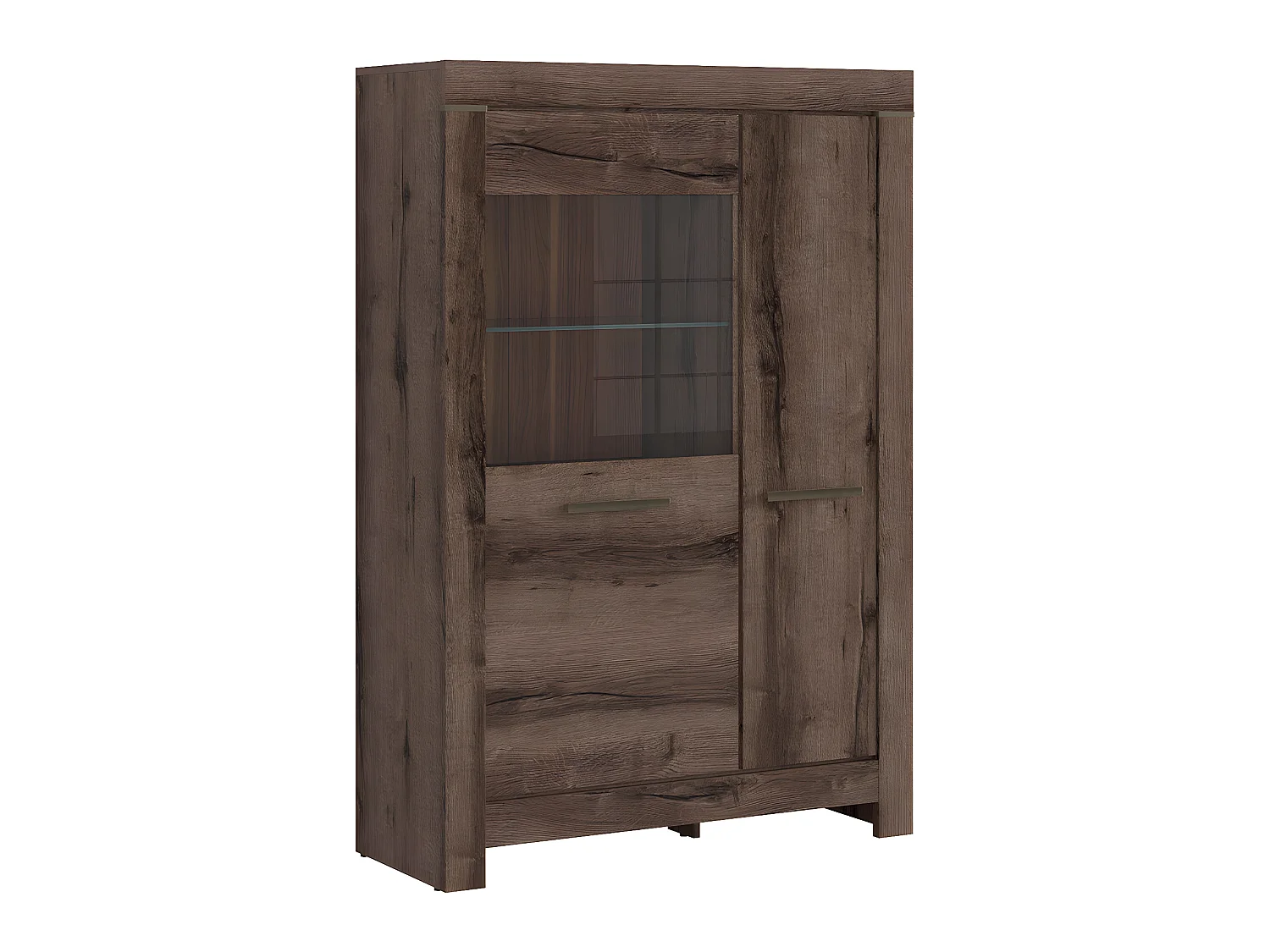 Vaisselier 2 portes Adam Bois foncé