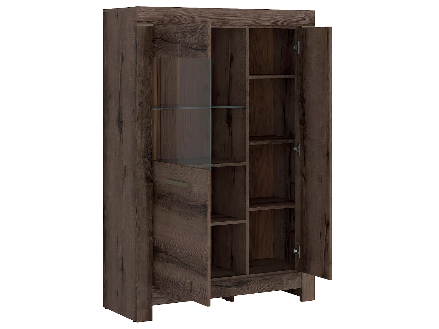 Vaisselier 2 portes Adam Bois foncé