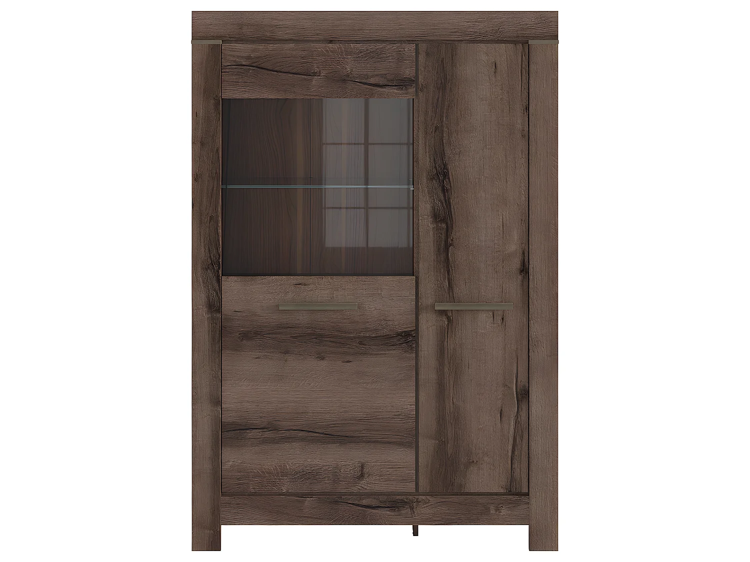 Vaisselier 2 portes Adam Bois foncé