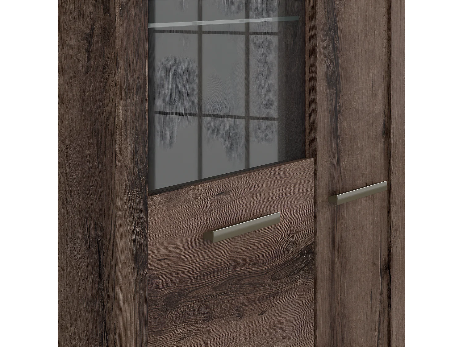 Vaisselier 2 portes Adam Bois foncé