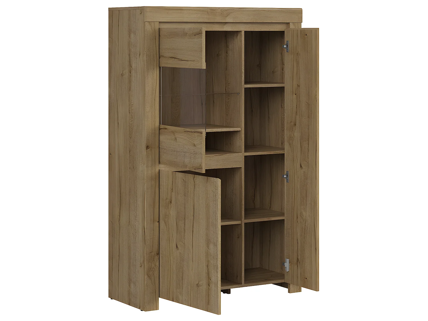 Hella Houten 3-deurs servieskast