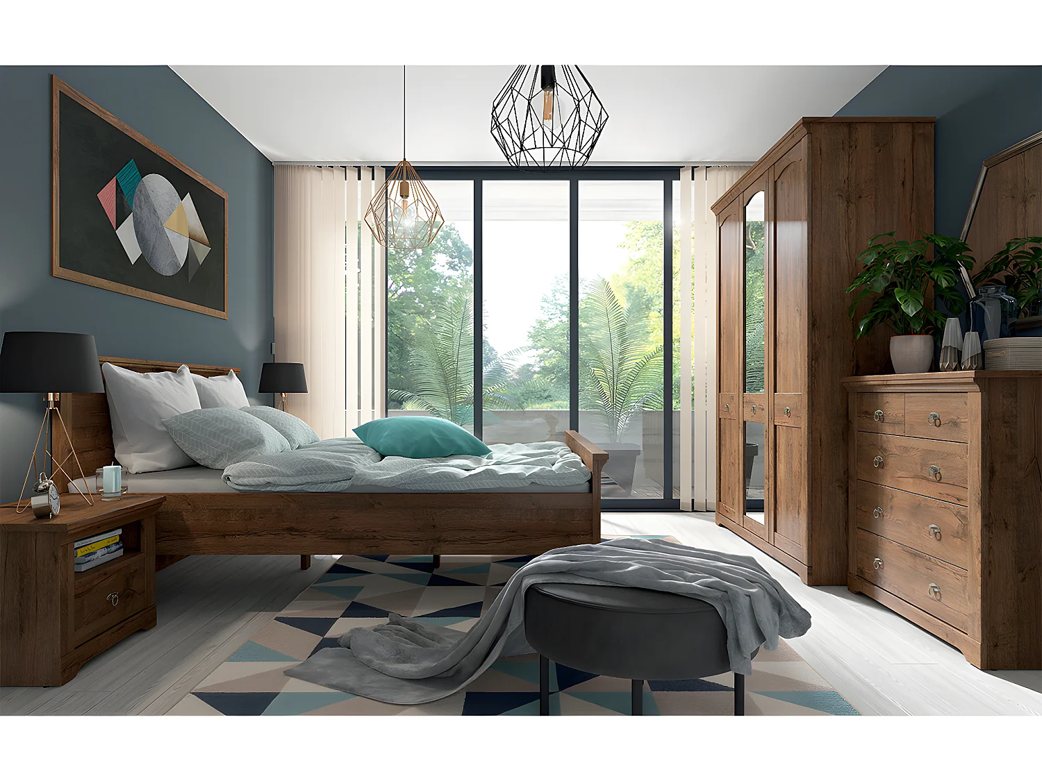 3-türiger Schrank Noé Holz