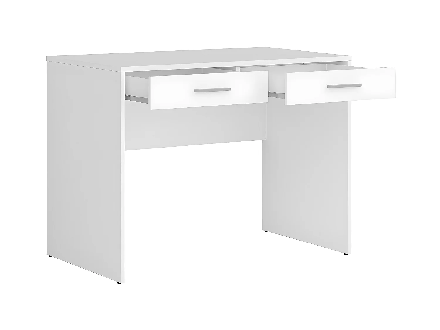 Secretária 2 gavetas Ewen branco 76cm