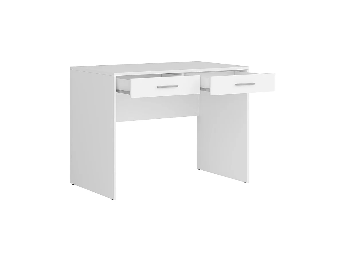 Secretária 2 gavetas Ewen branco 76cm
