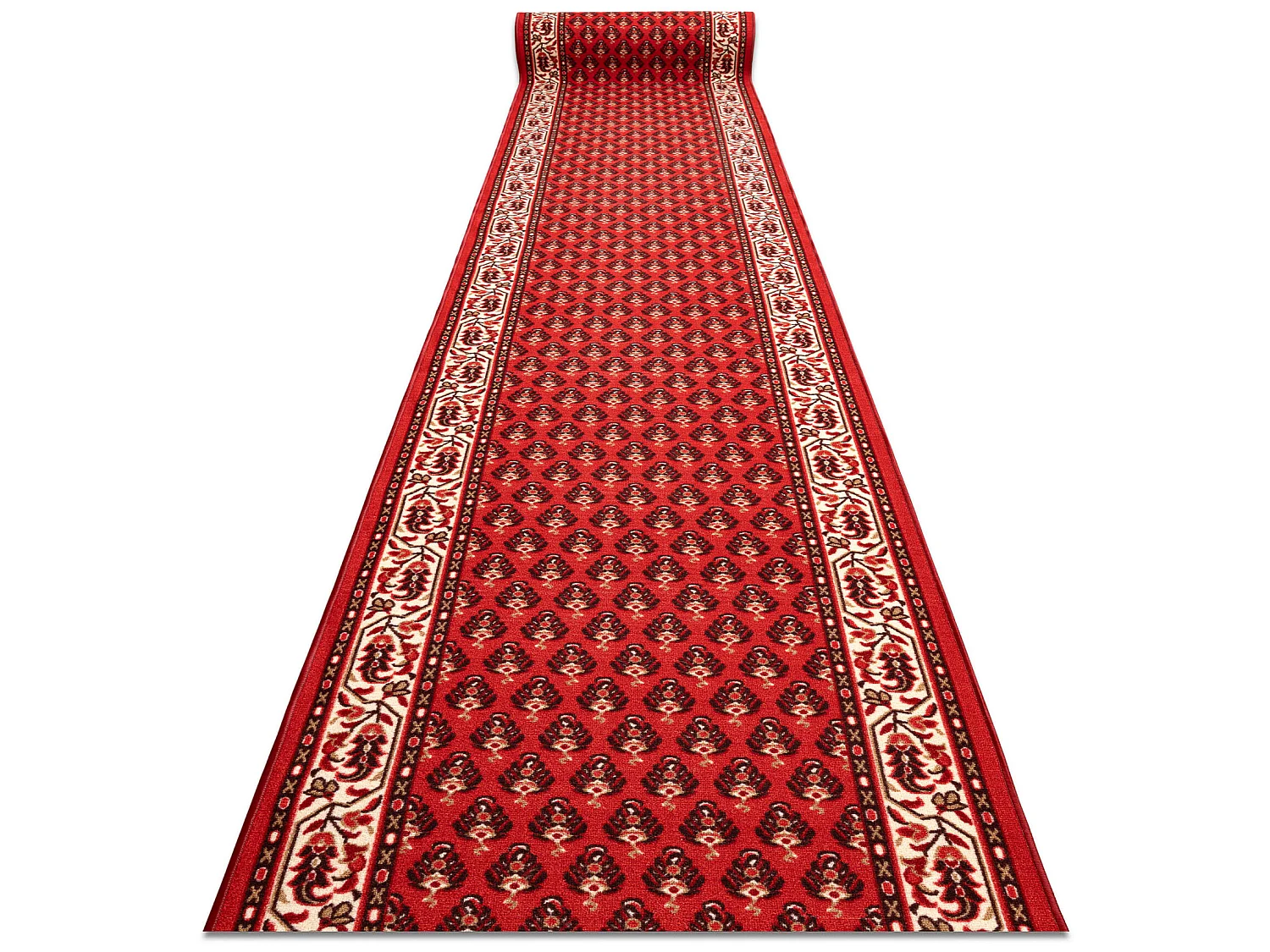 Läufer Antirutsch INKO rot 133x1300 cm