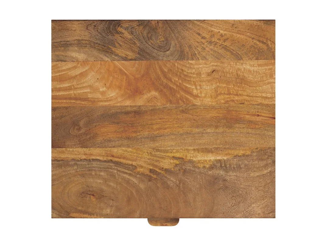 Table de chevet 2 tiroirs en cannage - Tiki