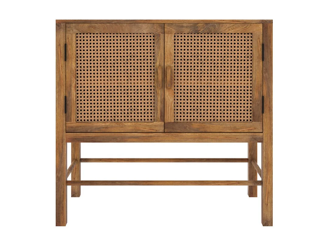 Buffet 2 portes en cannage - Tiki