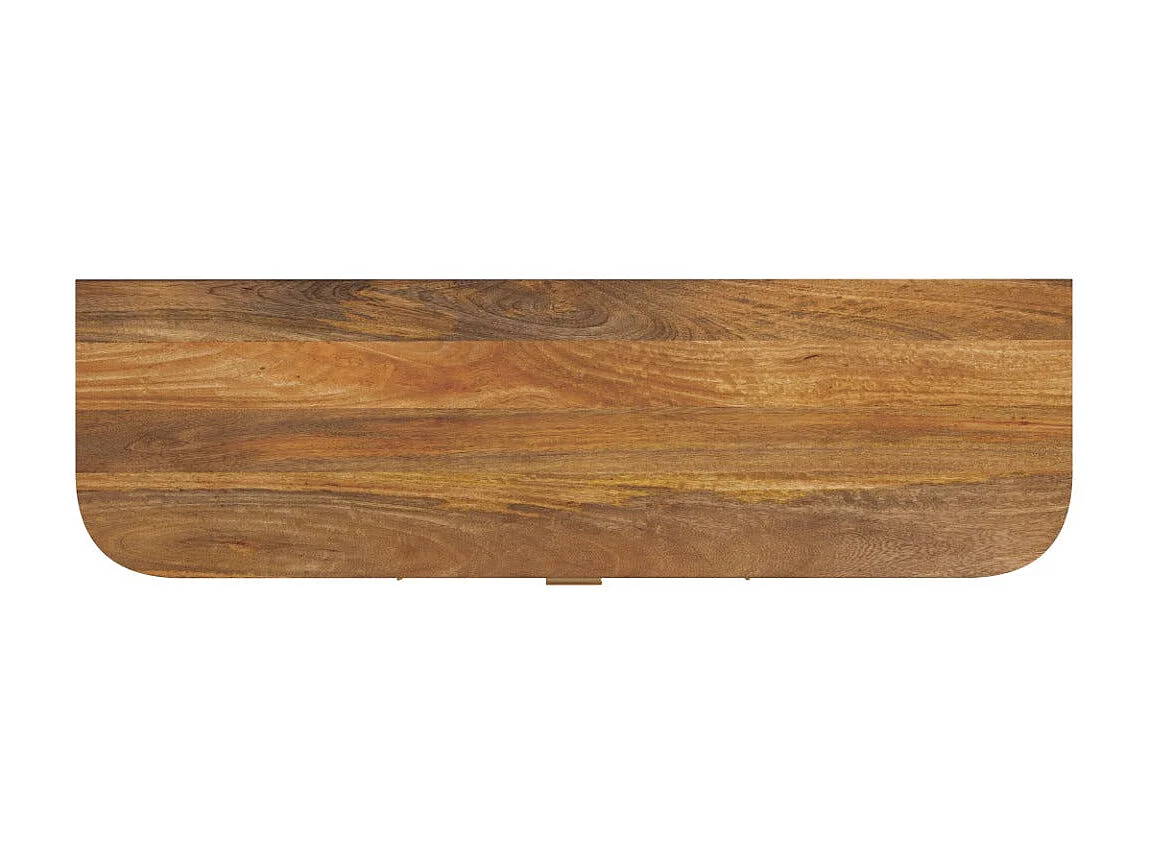 Buffet de madera de mango y trenzado - Wava
