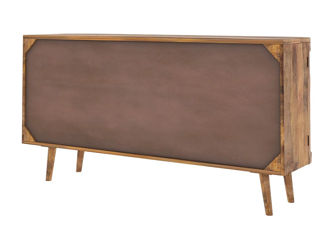 Buffet de madera de mango y trenzado - Wava