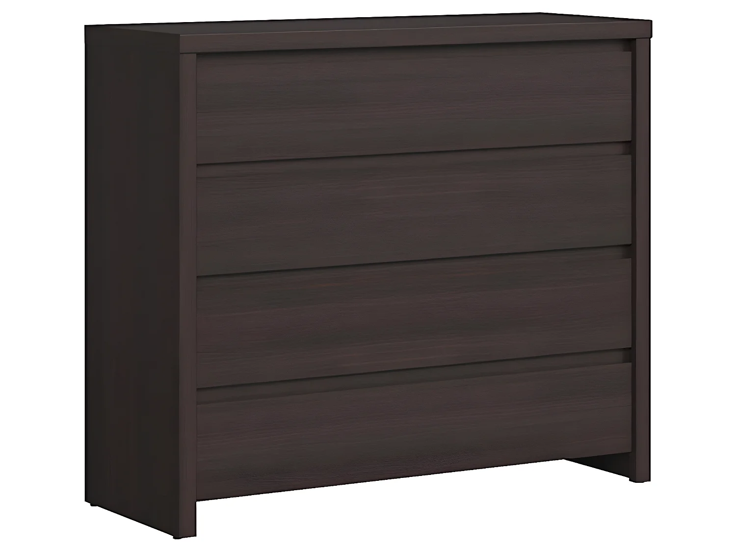 Commode 4 tiroirs Soren Bois Wengé