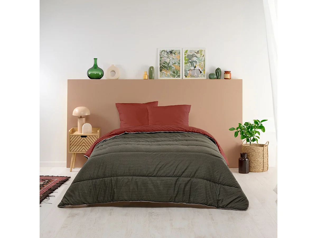 Couette imprimée Reveuse - Chaude 350g/m2 - 220x240cm