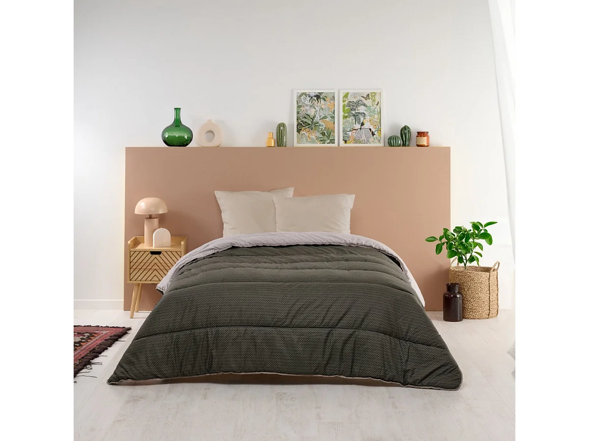Couette imprimée Reveuse - Chaude 350g/m2 - 140x200cm