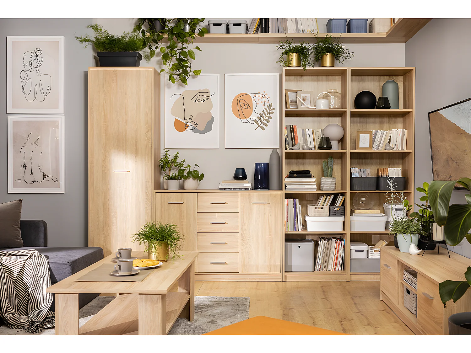 1-deurs hoge kast Ewen Wood