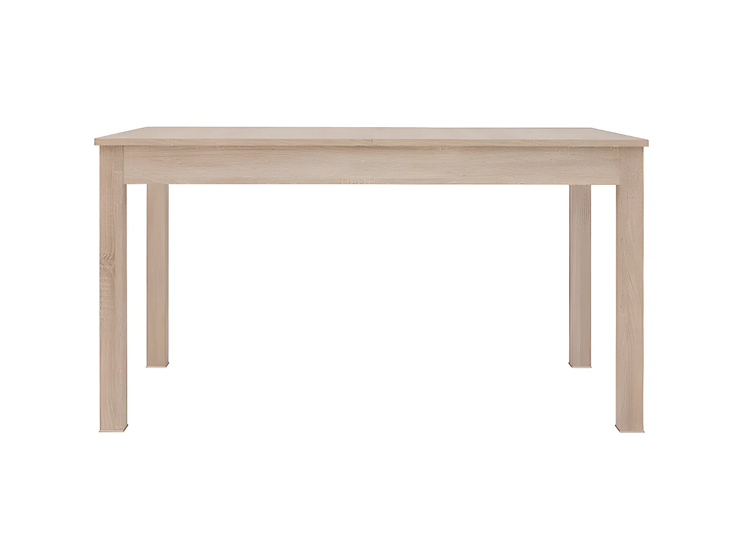 Meiko Mesa de jantar extensível de 4 a 6 lugares Madeira clara