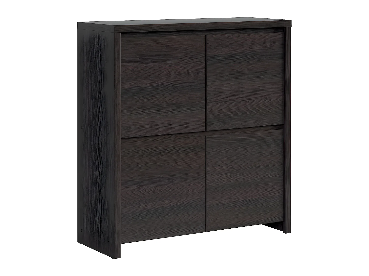 Buffet 4 portes Soren Bois Wengé