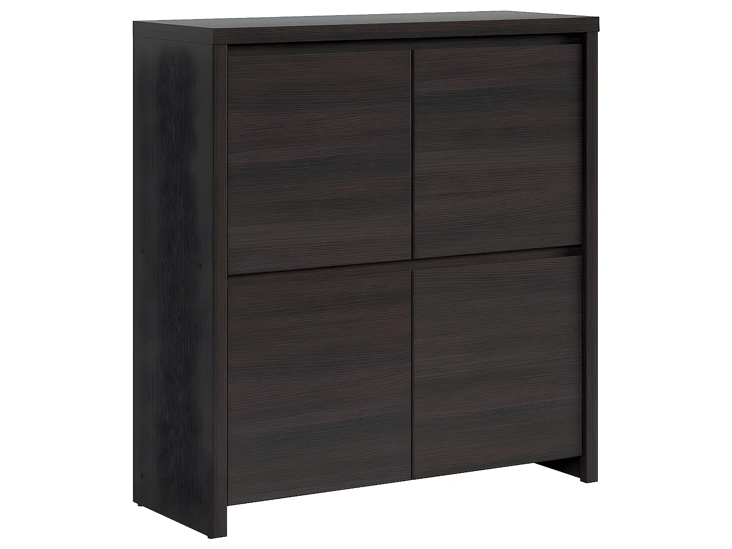 Buffet 4 portes Soren Bois Wengé