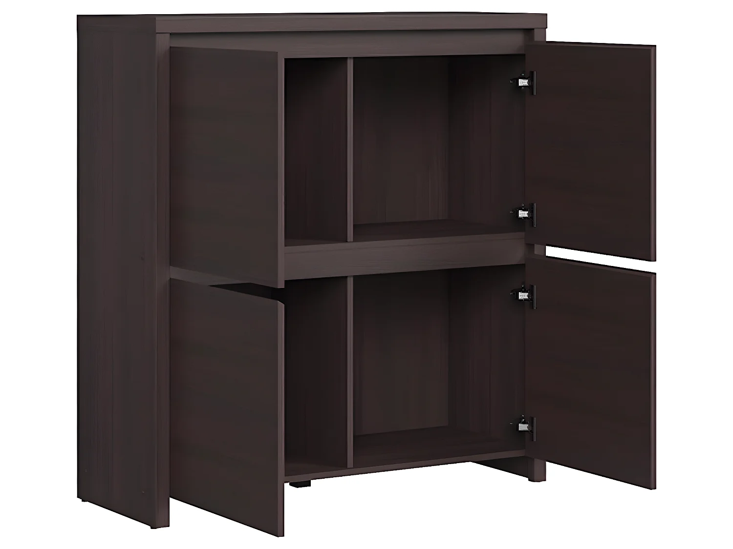 Buffet 4 portes Soren Bois Wengé