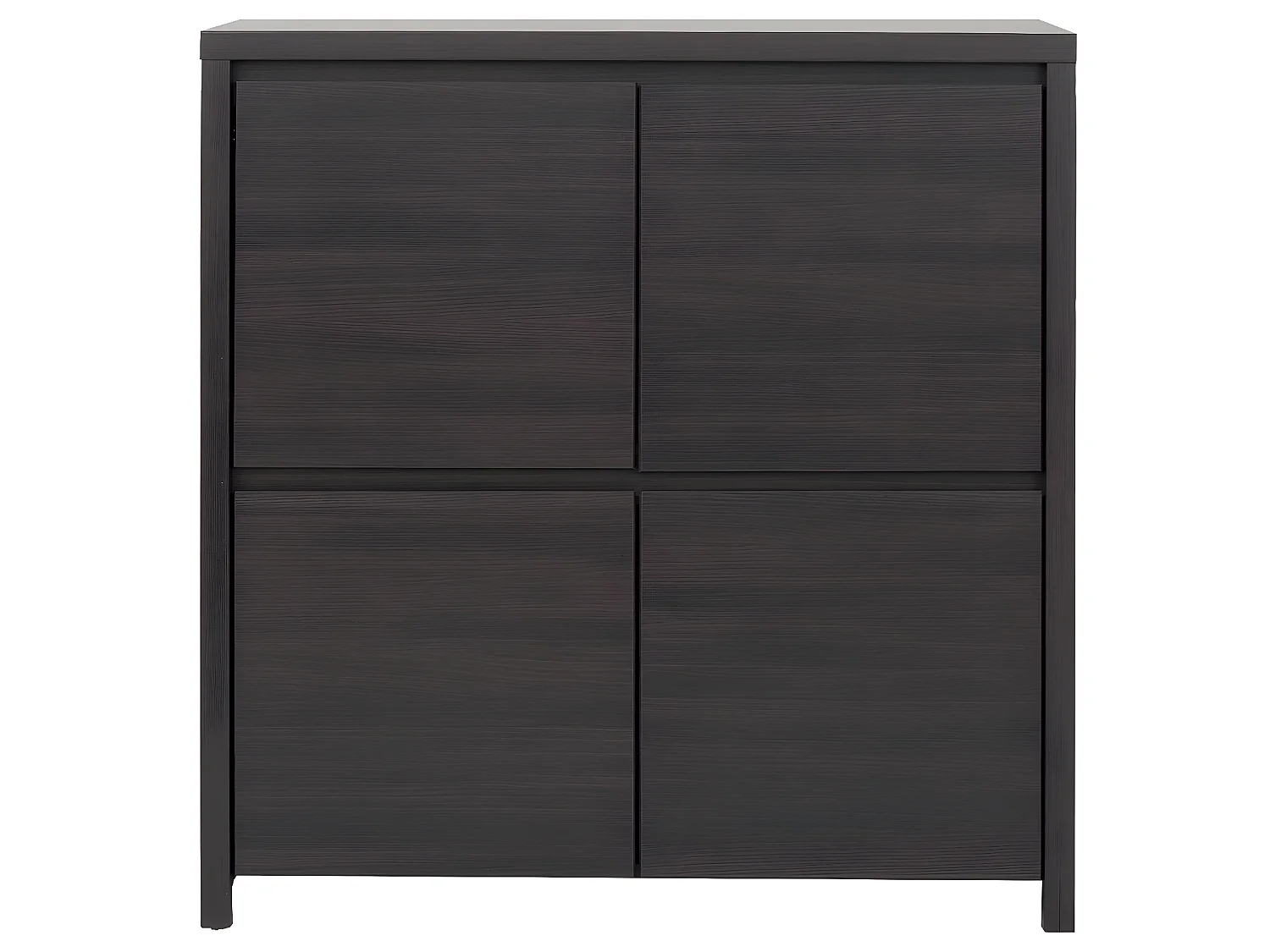 Buffet 4 portes Soren Bois Wengé