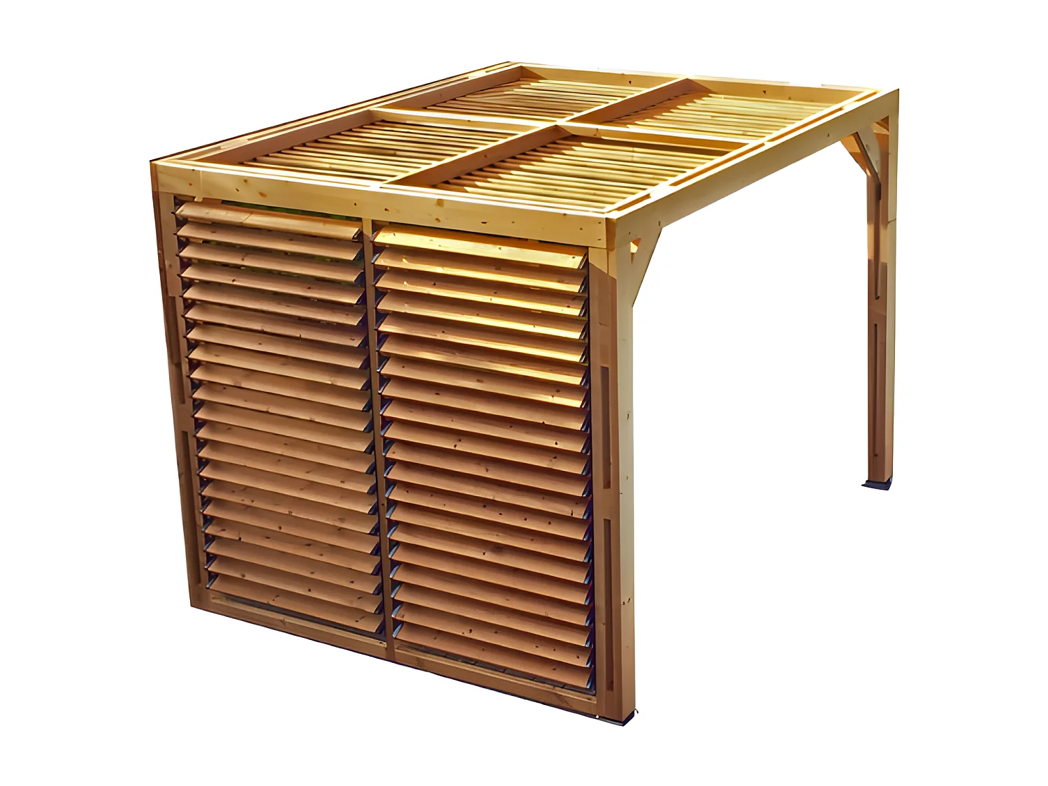 Habrita Pergola 7.32m² bois traité - tho2331vt