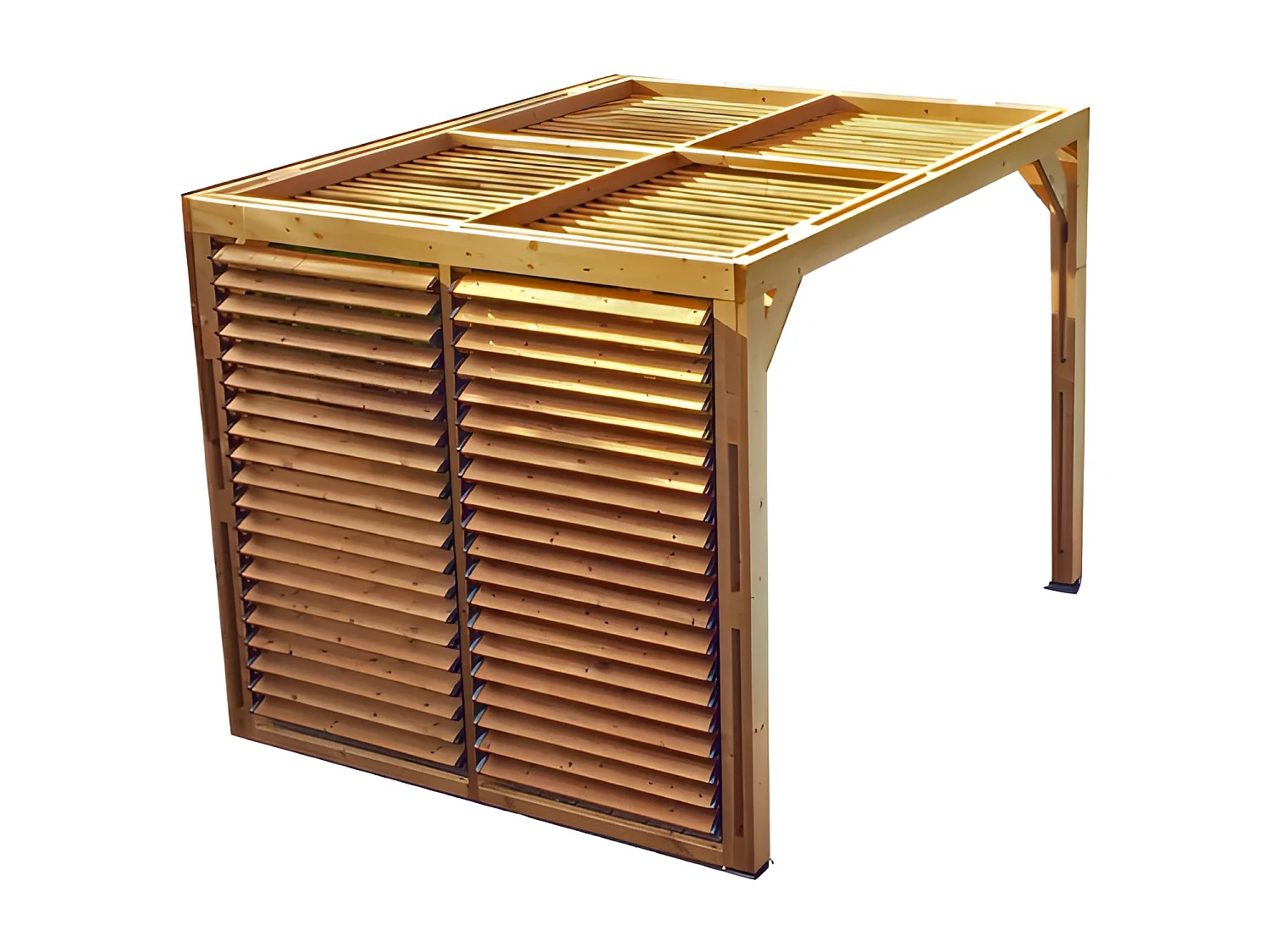 Habrita Pergola 7.32m² bois traité - tho2331vt