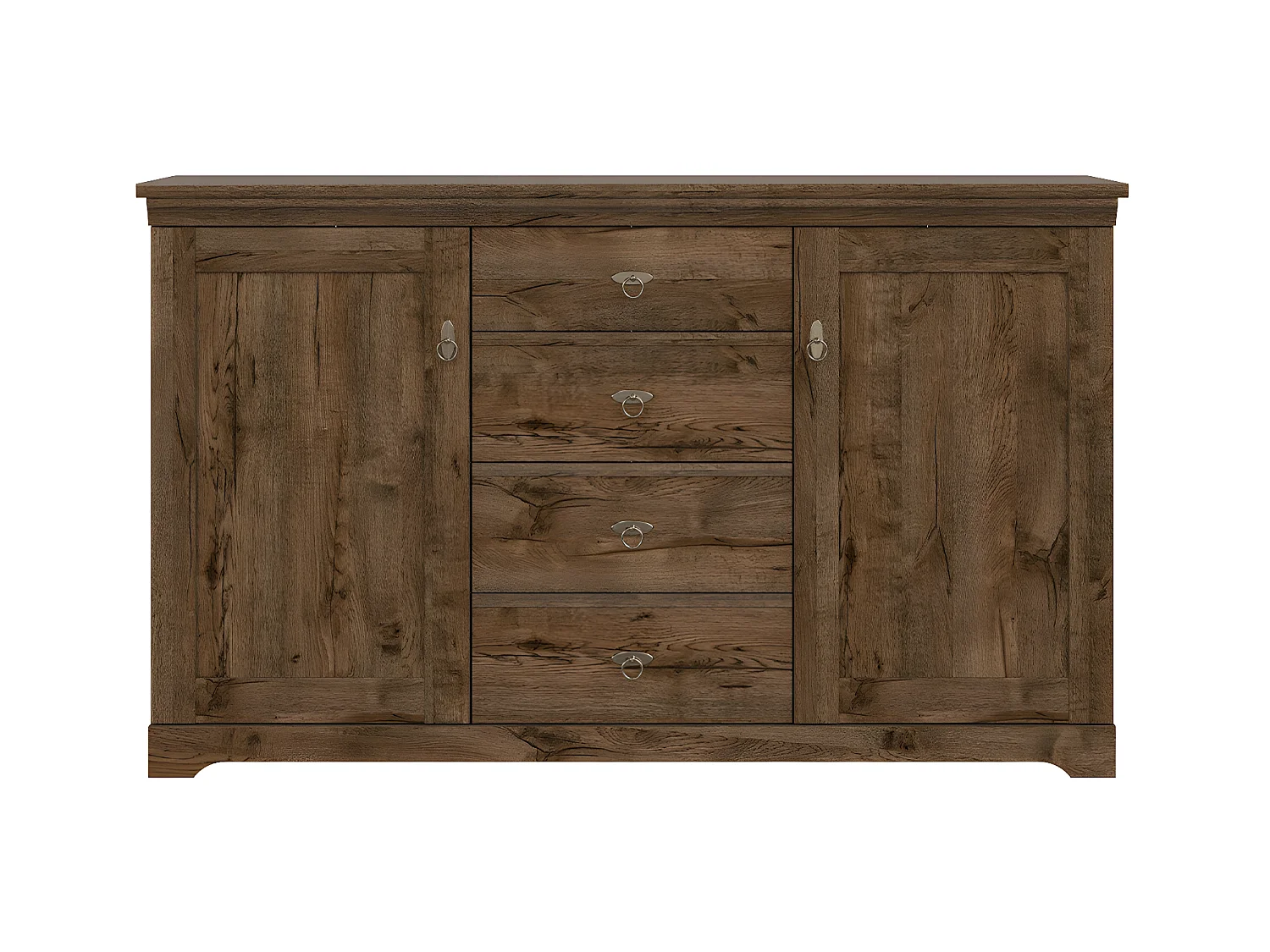 Noé Houten 2-deurs dressoir met 4 laden