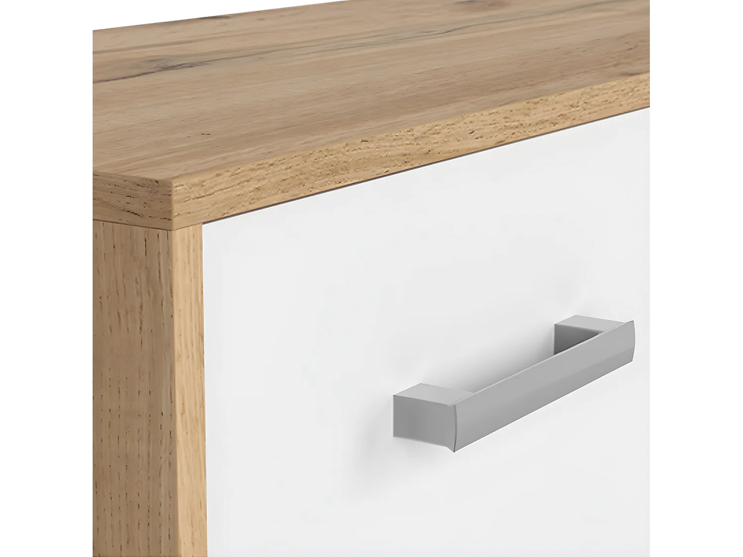 Buffet 2 portes Cyril Bois et Blanc