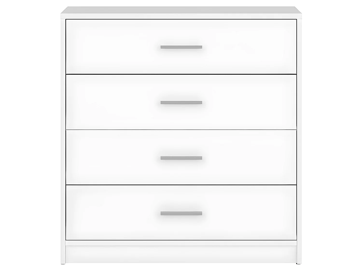 Cómoda 4 gavetas Ewen branco 84cm