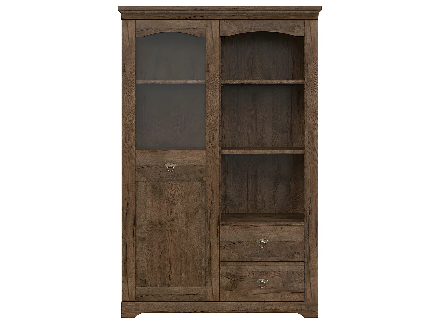 Vaisselier 1 porte 2 tiroirs Noé Bois