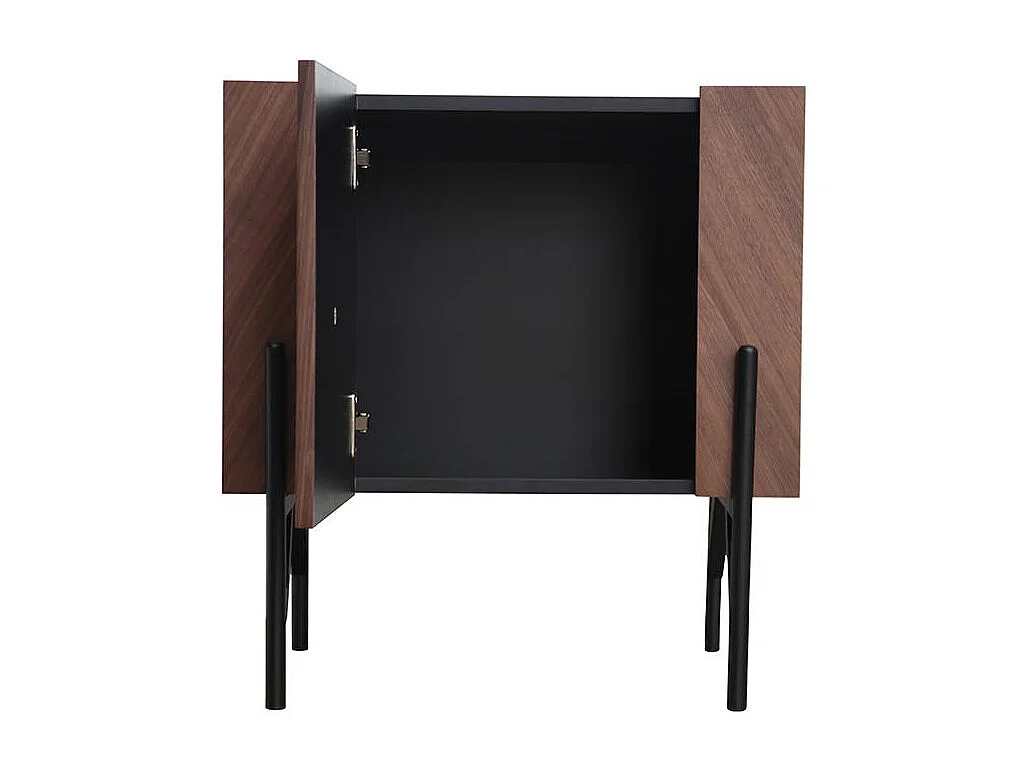 Meuble d'appoint vintage avec placard SEQUOIA