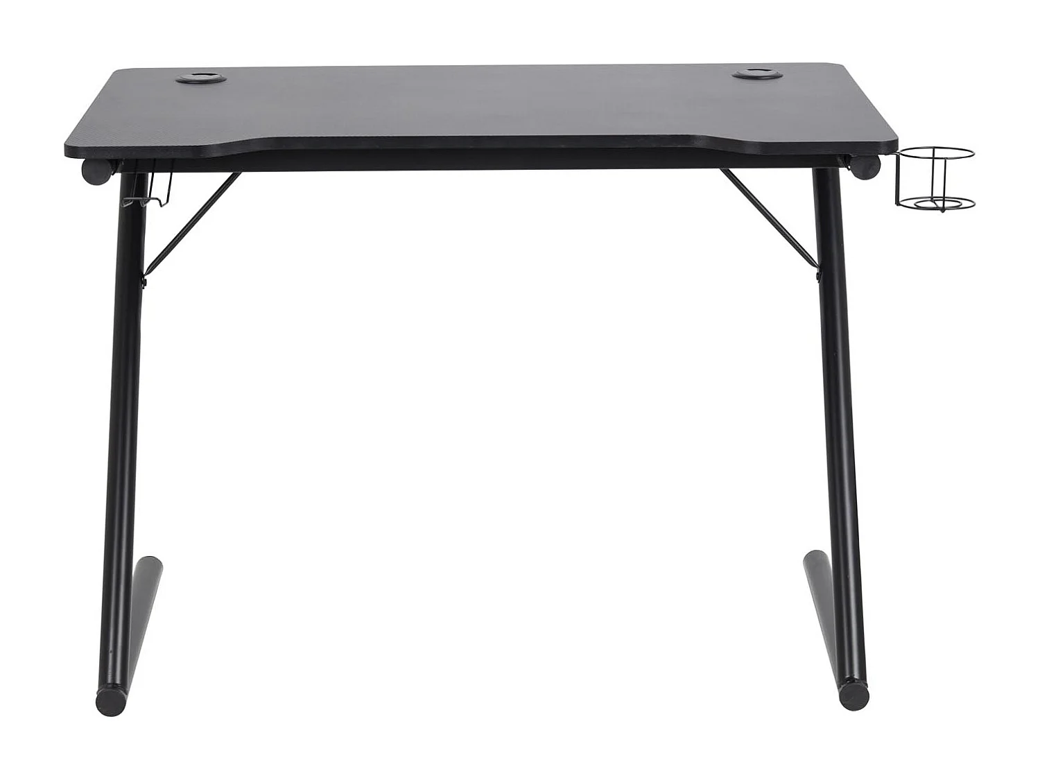 Bureau de gaming noir en composite bois GAMER