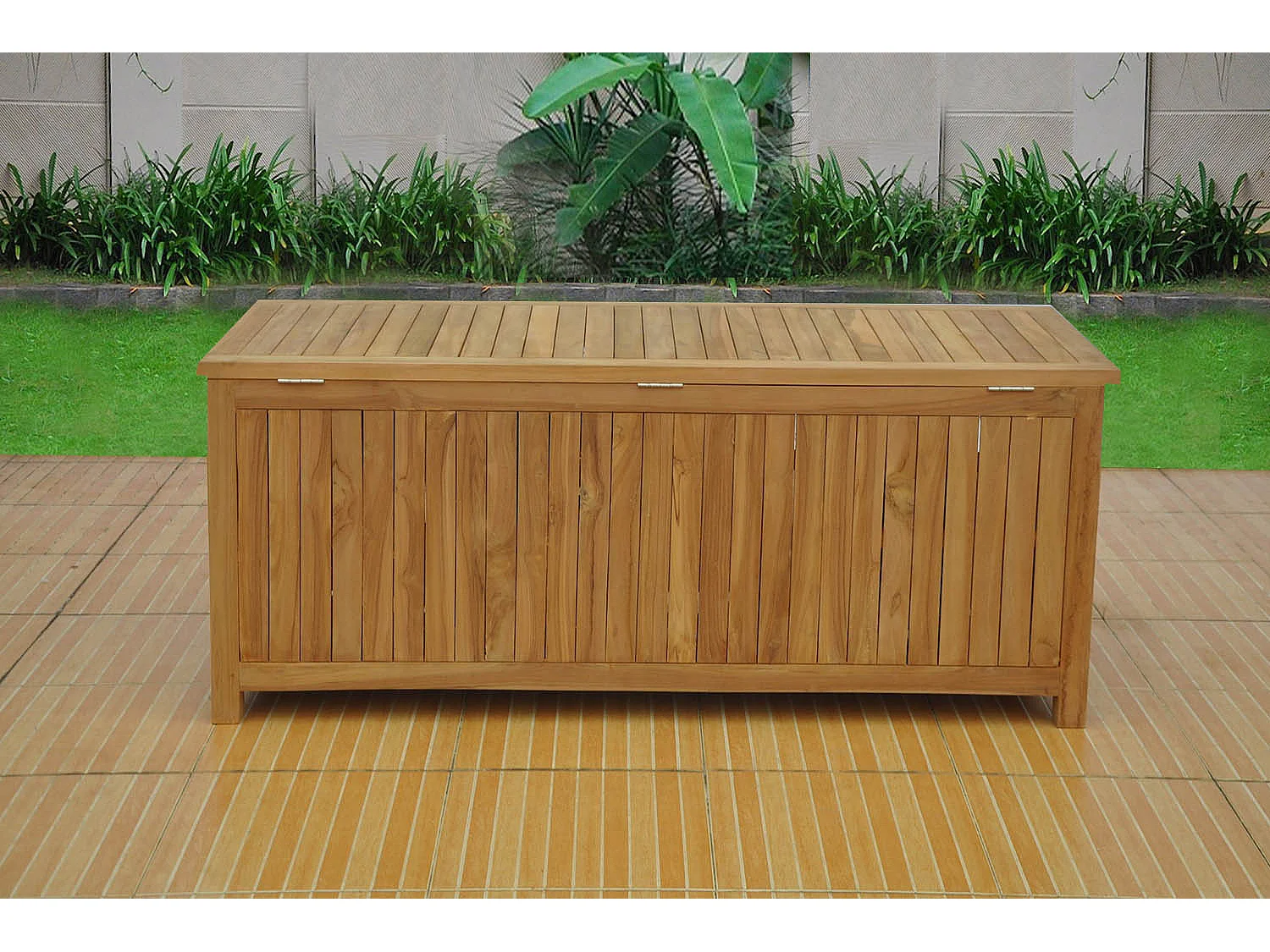 Aufbewahrungsbox Teck KOTAK 110L - Exotischer und Praktischer Garten