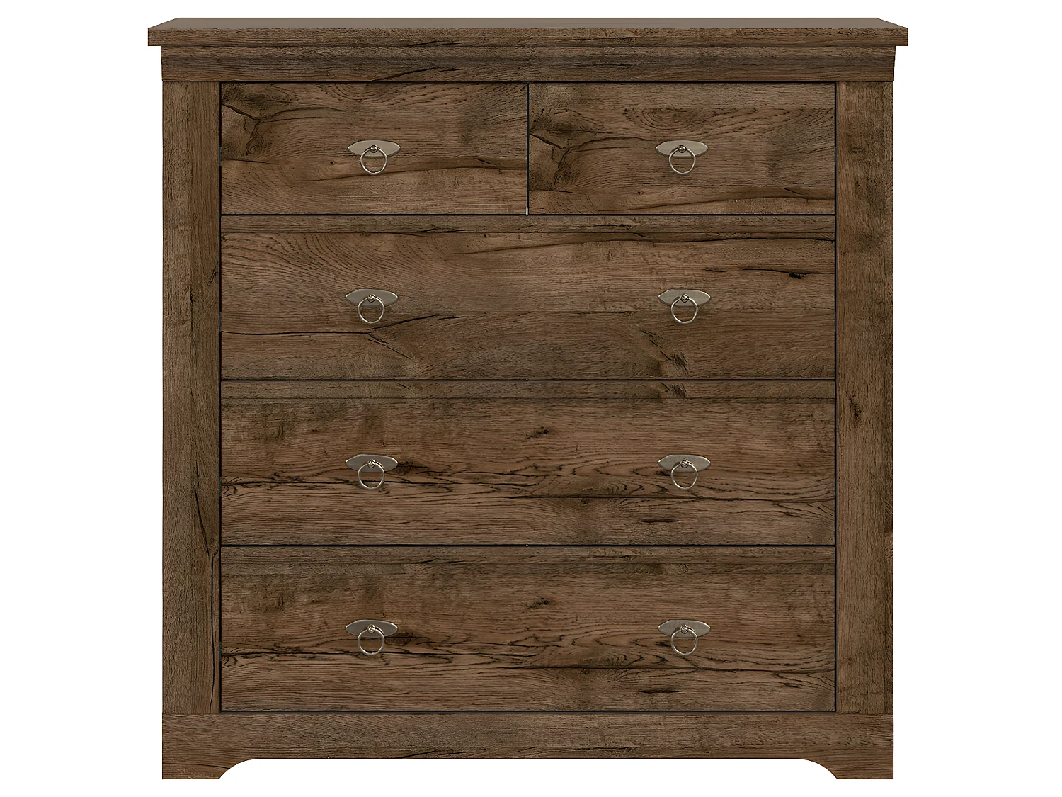 Cómoda Noé madeira escura 93cm